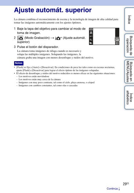 Sony DSC-TX9 - DSC-TX9 Istruzioni per l'uso Spagnolo