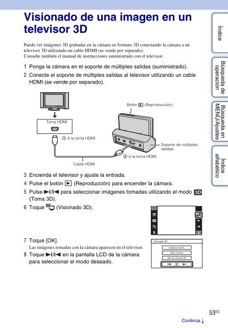 Sony DSC-TX9 - DSC-TX9 Istruzioni per l'uso Spagnolo