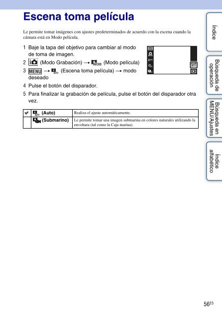 Sony DSC-TX9 - DSC-TX9 Istruzioni per l'uso Spagnolo