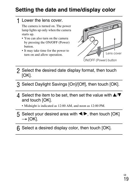 Sony DSC-TX9 - DSC-TX9 Istruzioni per l'uso Inglese