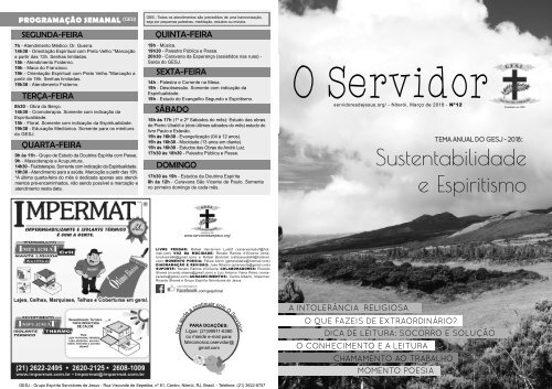 Pronto book - Março 2018 - O Servidor