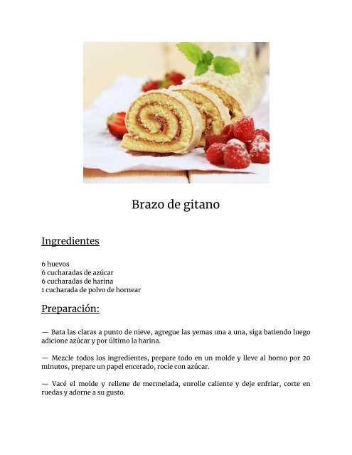 Recetas