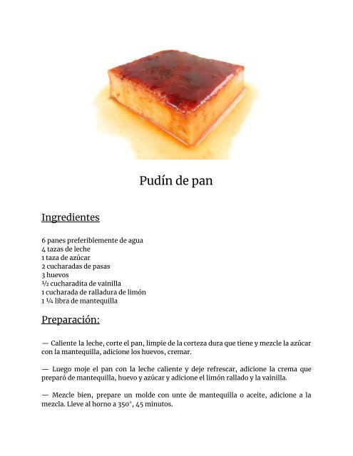 Recetas