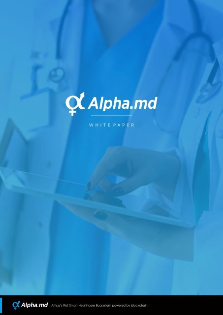 ALPHA MEDICAL WHITEPAPER