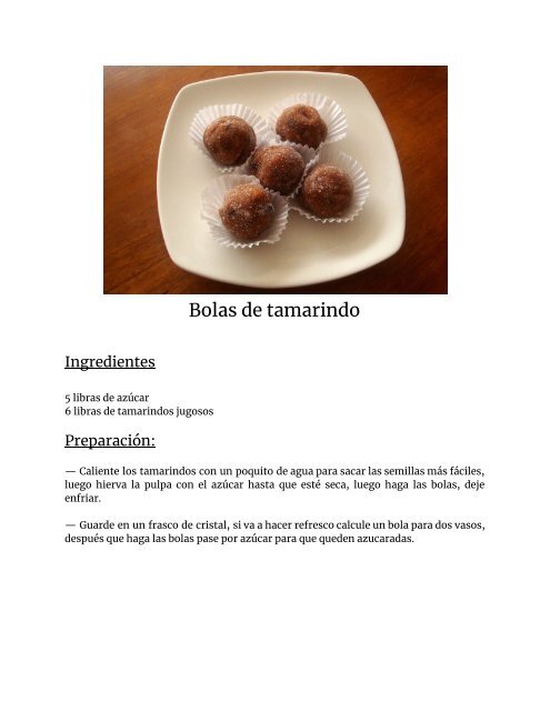 Recetas