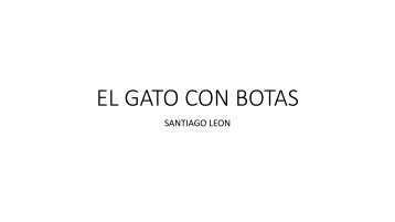 Cuento Gato con Botas