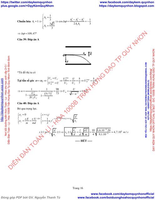 Bộ đề thi thử THPT QG 2018 Các môn TOÁN - LÍ - HÓA Các trường THPT Cả nước CÓ HƯỚNG DẪN GIẢI (Lần 7) [DC09042018]