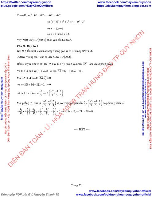 Bộ đề thi thử THPT QG 2018 Các môn TOÁN - LÍ - HÓA Các trường THPT Cả nước CÓ HƯỚNG DẪN GIẢI (Lần 7) [DC09042018]