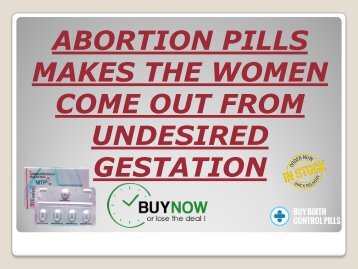 Now, Perform Medically Induced Abortion Via Abortion Pills