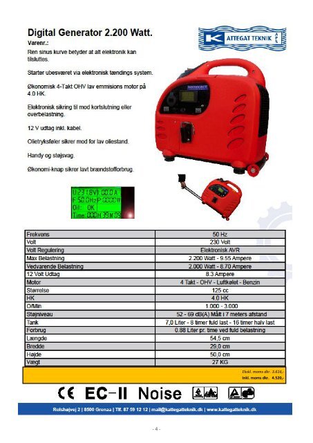 Generatorer Katalog 2018