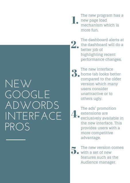 New Google Adwords Interface To Come Soon