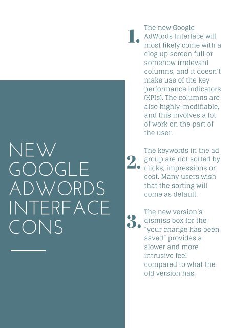 New Google Adwords Interface To Come Soon