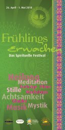 Spiritituelles Festival 2018 Programm