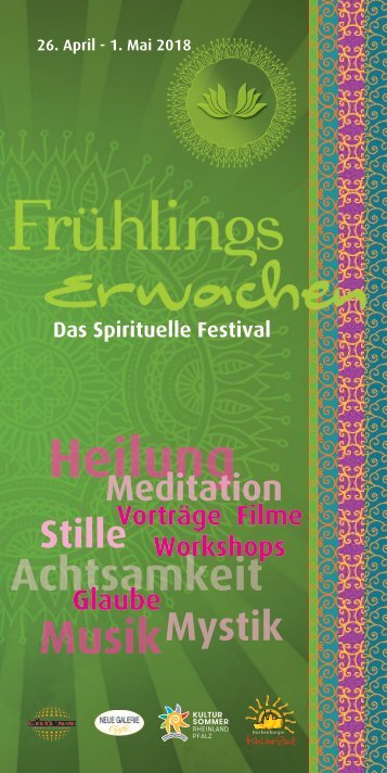 Spiritituelles Festival 2018 Programm