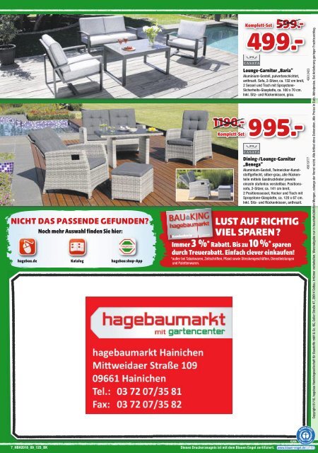 Hagebaumarkt Hainichen - 11.04.2018