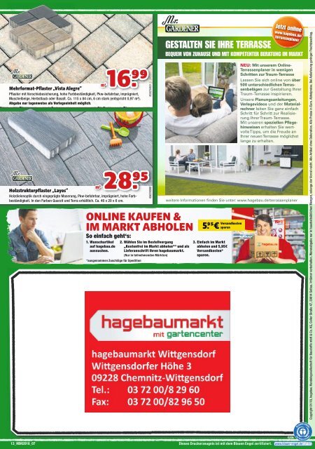 Hagebaumarkt Wittgensdorf - 11.04.2018