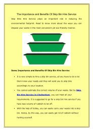 The Importance and Benefits Of Skip Bin Hire Service