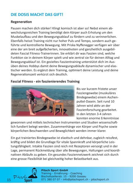 Pitsch Sport Programm 2018