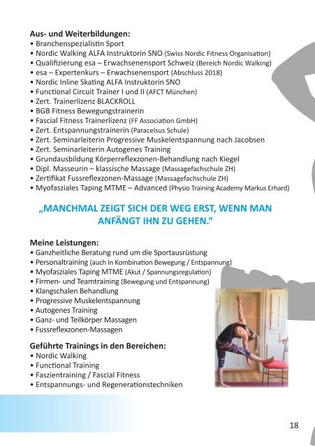 Pitsch Sport Programm 2018