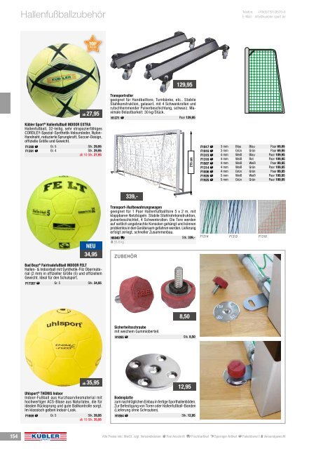 Hauptkatalog 2019 Kübler Sport