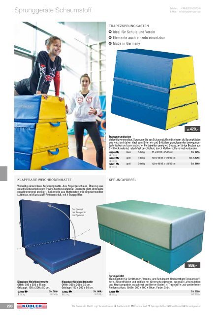 Hauptkatalog 2019 Kübler Sport