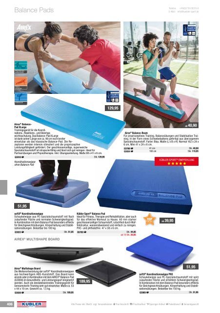 Hauptkatalog 2019 Kübler Sport