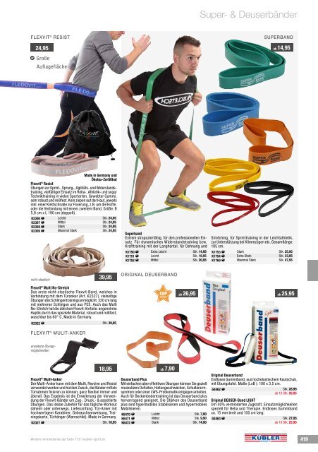 Hauptkatalog 2019 Kübler Sport