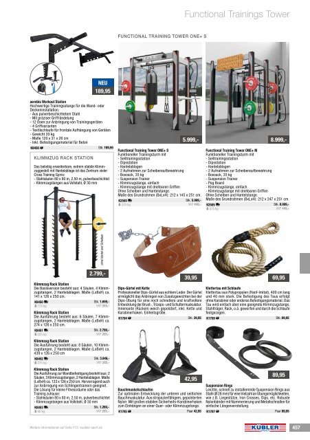 Hauptkatalog 2019 Kübler Sport