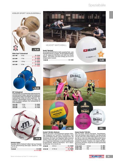 Hauptkatalog 2019 Kübler Sport