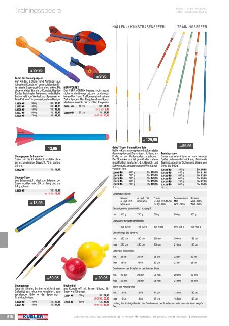 Hauptkatalog 2019 Kübler Sport