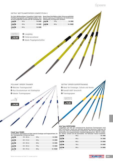 Hauptkatalog 2019 Kübler Sport