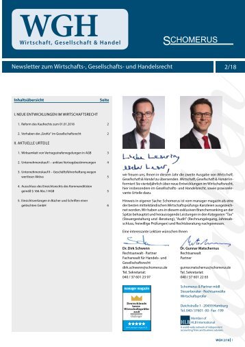 Wirtschaft, Gesellschaft & Handel 2/18