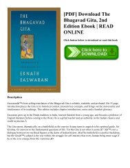 [PDF] Download The Bhagavad Gita  2nd Edition Ebook  READ ONLINE