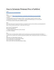 How to Schedule Pinterest Pins inTailWind