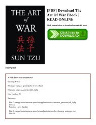 [PDF] Download The Art Of War Ebook  READ ONLINE