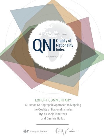 A Human Cartographic Approach to Mapping the Quality of Nationality Index