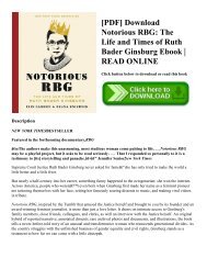 [PDF] Download Notorious RBG The Life and Times of Ruth Bader Ginsburg Ebook  READ ONLINE