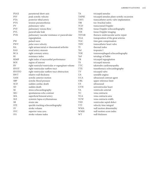 EACVI Echocardiography Textbook - sample