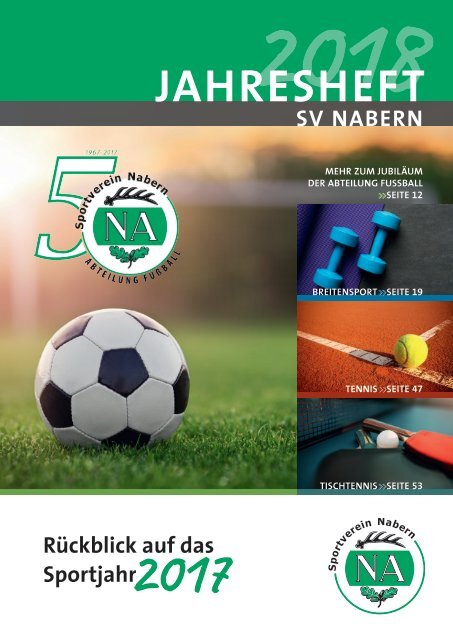 Jahresheft 2018 SV Nabern