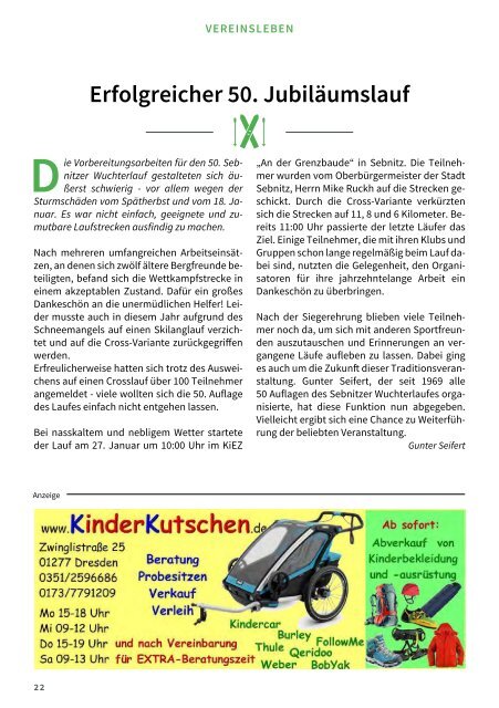 Der neue Sächsische Bergsteiger Ausgabe 01/2018