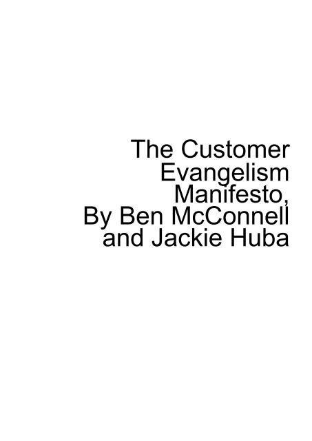 Customer Evangelist