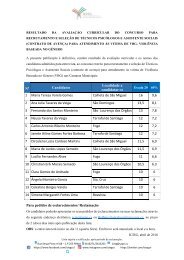 ICIEG Lista Avaliaçao Curricular Após Reclamação 9 de Abril 2018