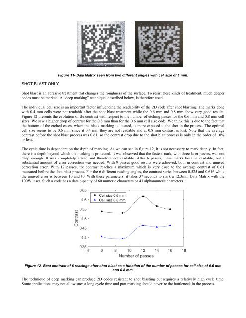 Important Considerations for laser marking an identifier on die-casting