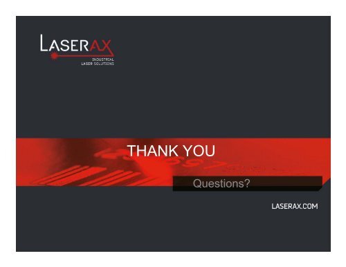 Laserax Industrial Laser Solution for the Automotive industry