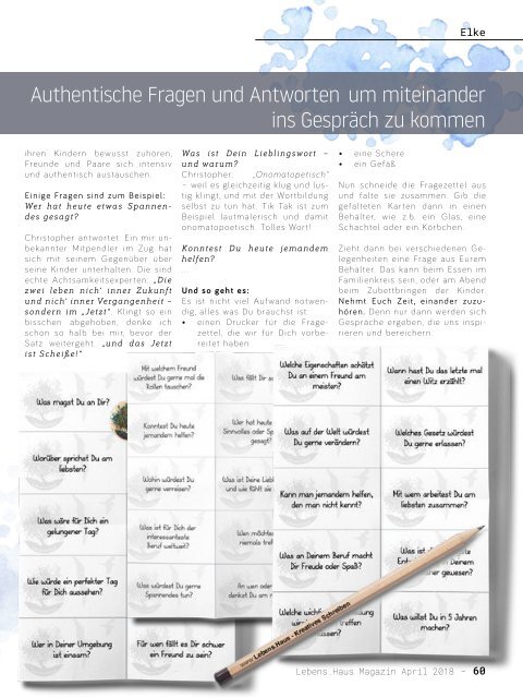 Lebens.Haus Magazin 04/2018