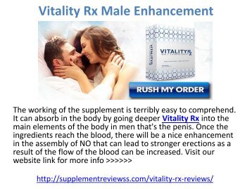 Vitality Rx Male Enhancement