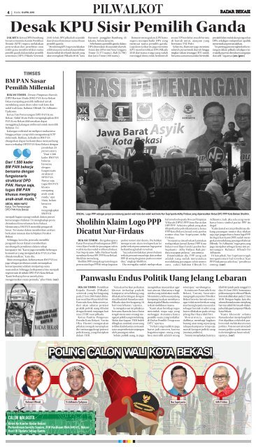 RADAR BEKASI EDISI 10 APRIL