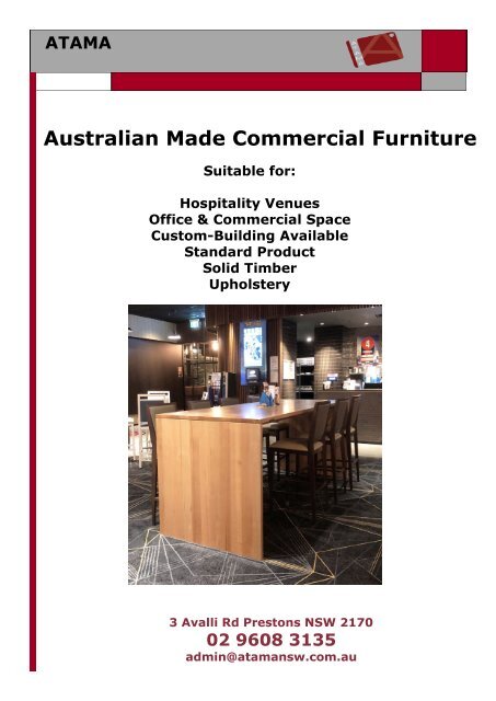 Commercial Interiors Email Leaflet