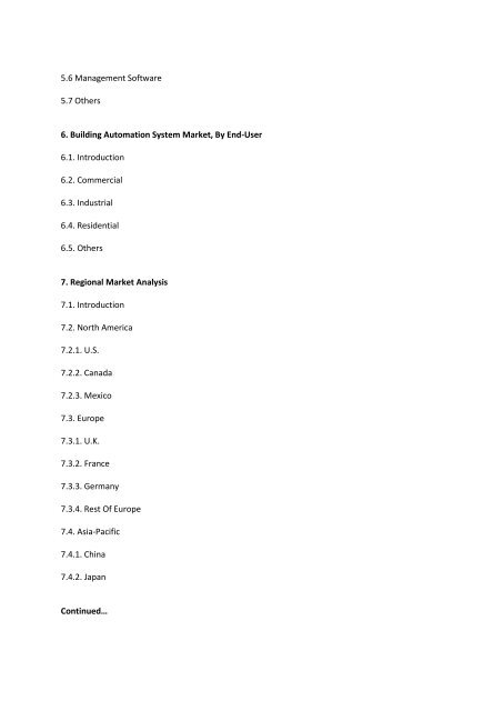 Building Automation System Market Size, Revenue, Growth Rate Analysis and Forecast 2022