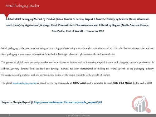 Metal Packaging Market Research Report – Forecast to 2022